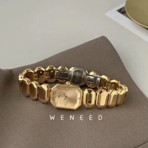 أزياء شخصية مزاجه مربع سلسلة كوارتز ساعة للنساء فتاة سوار ساعة مجوهرات اكسسوارات